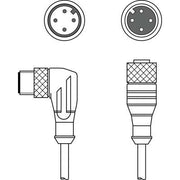 Leuze - Konfektioniertes Sensor-Aktor-Kabel Verbindungsleitung KDS U-M12-4#50130753