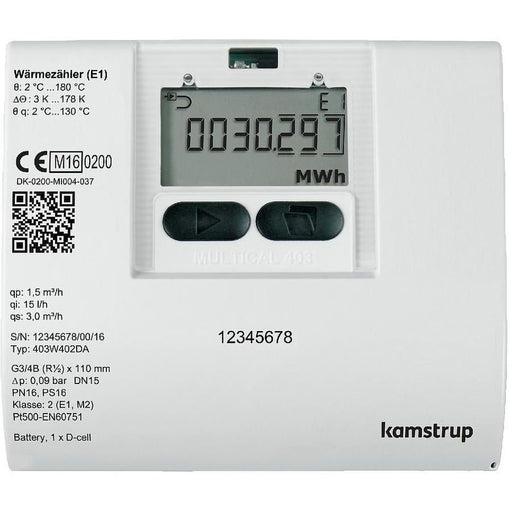 Lingg&Janke - Wärmezähler KNX-Wärmengenzähler KAM-MC403 #84711 Qp10DN40/300mm/G2