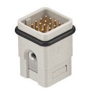 Harting - Kontakteinsatz für Rechtecksteckverbinder Stifteinsatz 09120213001 Han Q21/0 − 10 Stück