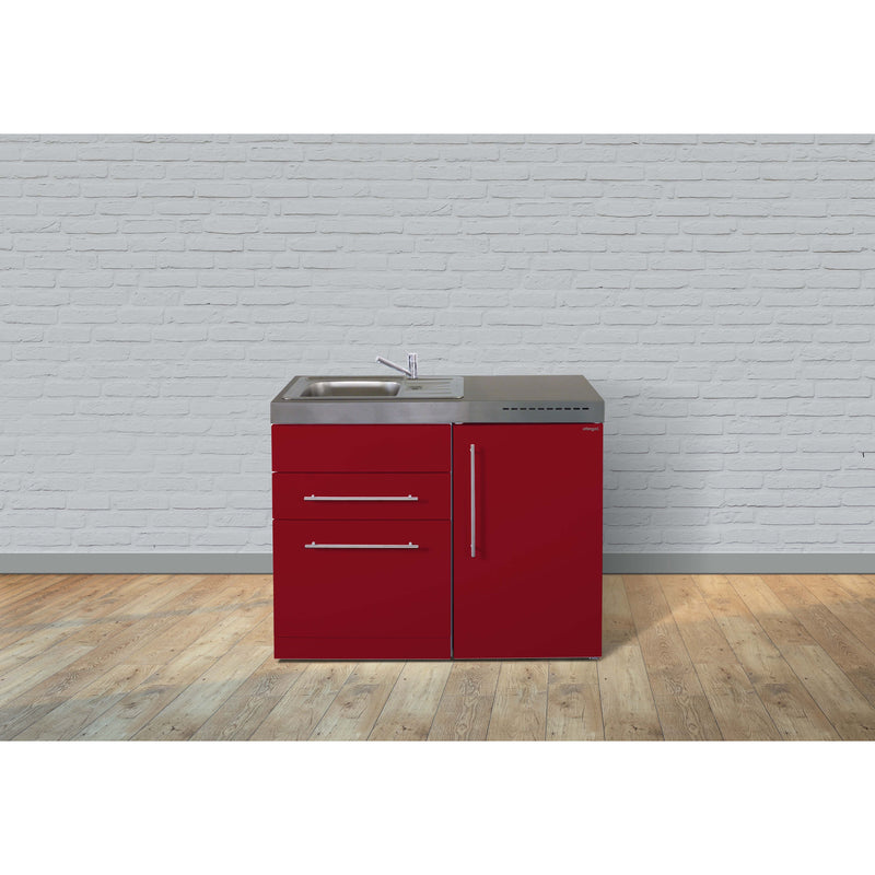 Stengel - Mini-Küche Miniküche Premiumline MPBR110SBliS Bordeauxrot