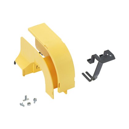Panduit - Kabelführung für Gehäuse/Schränke Außenwinkel vertikal FROV456X4LYL 45°