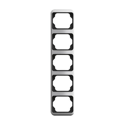 Busch-Jaeger - Abdeckrahmen Rahmen 5-fach 1735-266 titan, senkr., alpha