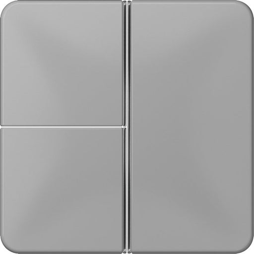 Jung - Abdeckung/Bedienelement für Installationsschalterprogramme Tastensatz 3-fach gr CD 403 TSA GR komplett