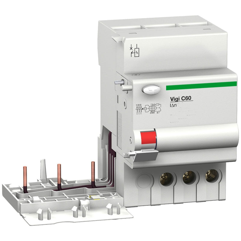 Schneider Electric - Fehlerstromschutzblock Multi 9 OEM Vigi C60 3-pol M9V11363 63A 30mA Typ AC