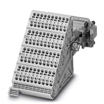 Phoenix Contact - Kontakteinsatz für Rechtecksteckverbinder Klemmenadapter HC-D 40-A-TWIN-PEL-M