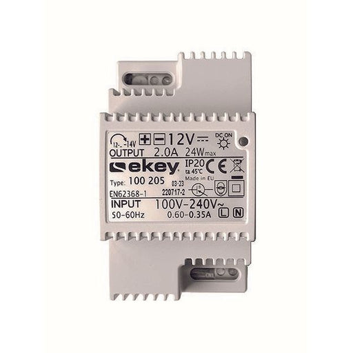 TCS Tür Control - Netzgerät für Türkommunikation Netzteil REG 230VAC 100205 12VDC 2A 3TE