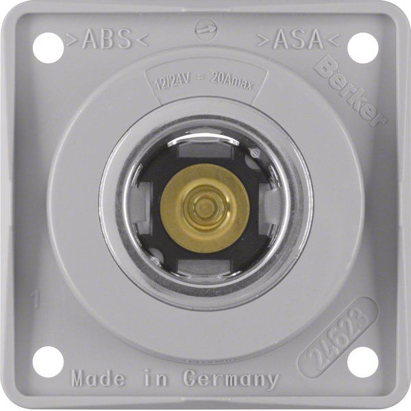 Berker - Steckdose Power-Steckdose gr 845712507 glänzend, 12V