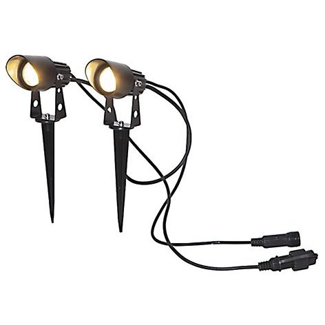 Scharnberger+Hasenbein - Downlight/Strahler/Flutlicht LED-Gartenspot 2-er Set 88191 3000K
