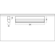 Zumtobel Group - Downlight/Strahler/Flutlicht LED-Wandfluter SUP2 S WW #42184360 3000K DALI weiß