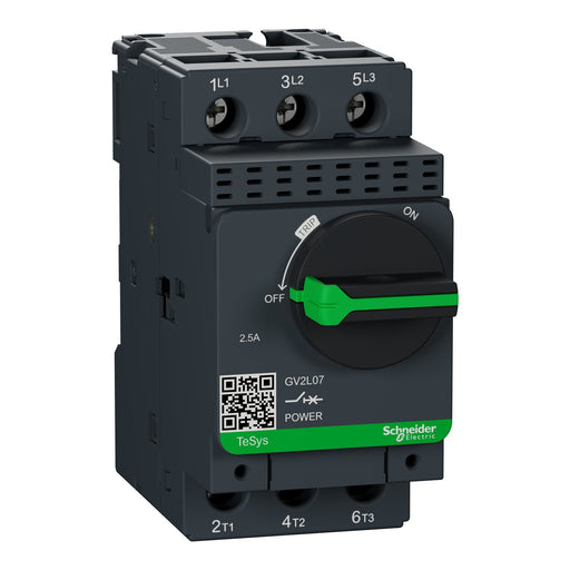 Schneider Electric - Leistungsschalter für Motorschutz Motorschutzschalter GV2L07 2,5A Kurzschl