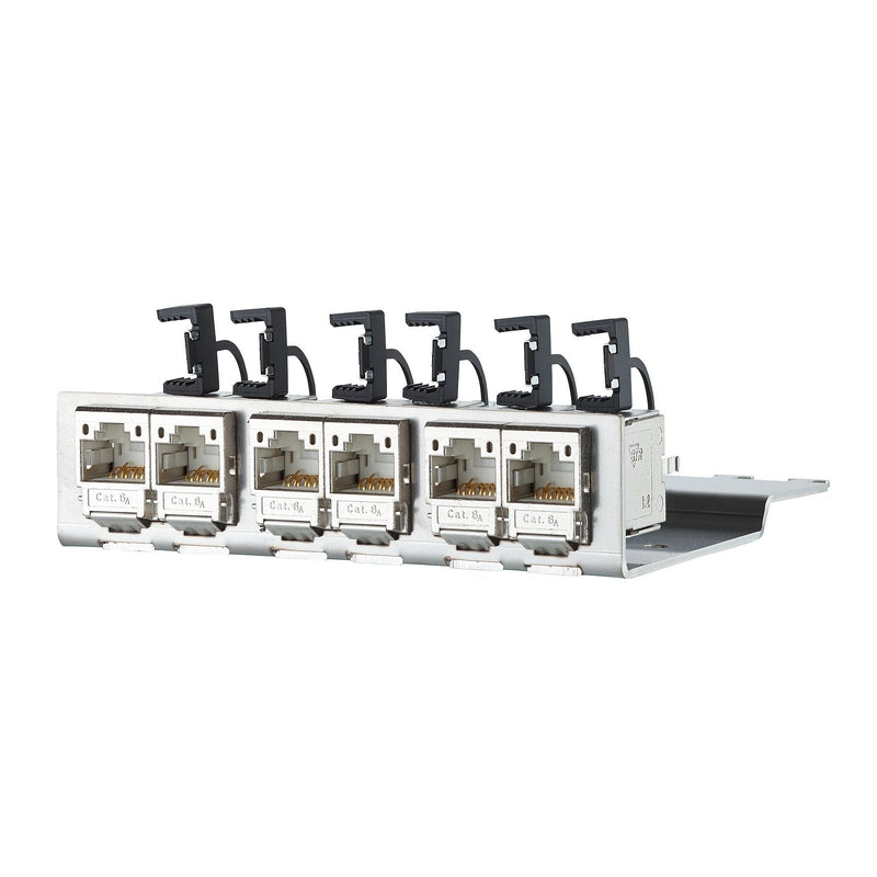 Metz Connect - Patchpanel Kupfer Patchmodul C6Amodul 6Port 130B11P2-E 180 für 1HE-Träger