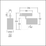 Thorn - Downlight/Strahler/Flutlicht LED-Strahler TONICM36009403GUFLWH 940, weiß