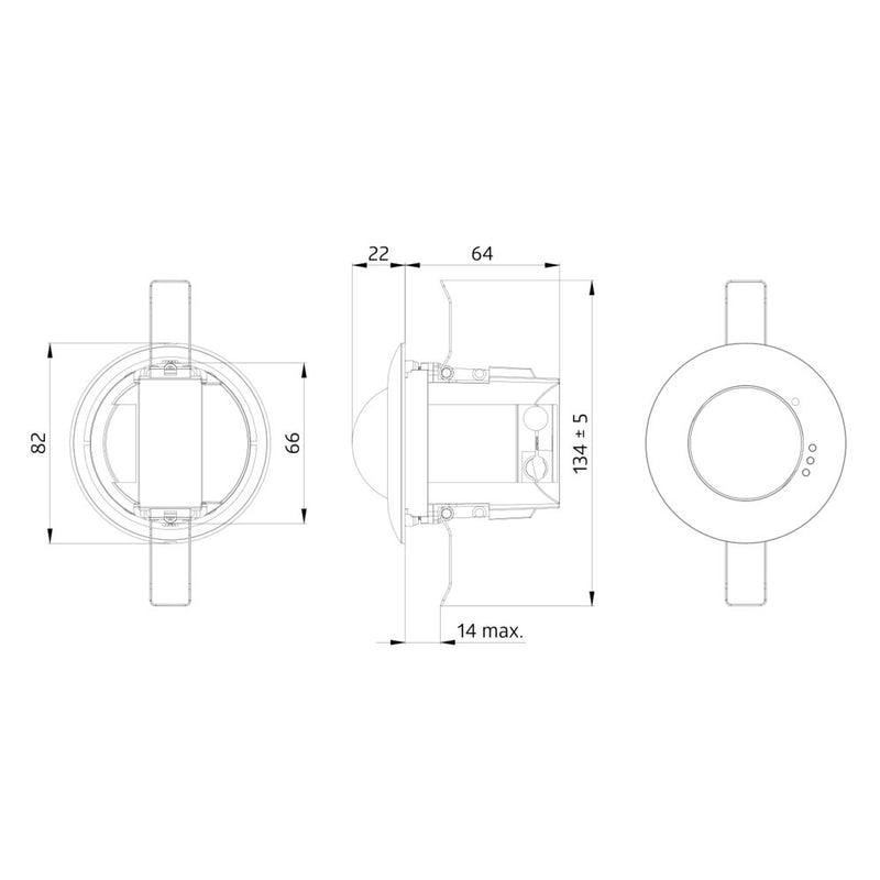 BEG Brück Electronic - Bussystem-Bewegungsmelder Präsenzmelder PD2N-M-DACO DALI-2 DALI