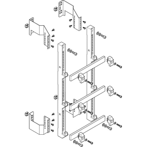 ABN - Verteilerfeld für Installationsverteiler Sammelschienen-Modul MFSC15963 flach 1FB/5RE
