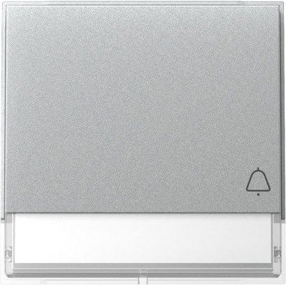 Gira - Abdeckung/Bedienelement für Installationsschalterprogramme Wippe Symb. Klingel 367365 F Alu