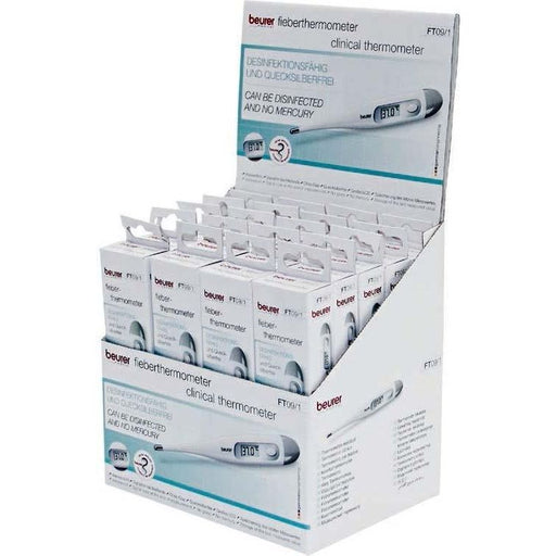 Beurer - Fieberthermometer Display FT 09/1 (VE20) ws digital − 4 Packung