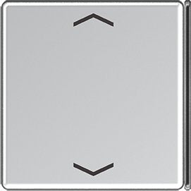 Jung - Abdeckung/Bedienelement für Installationsschalterprogramme Taste 4-fach alu A 404 TSAP AL 23 mit Symbolen − 1 Stück