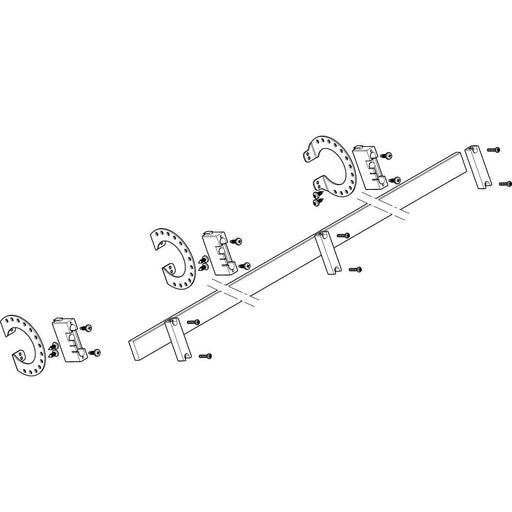 ABN - Verteilerfeld für Installationsverteiler Sammelschienen-Modul MXSC41361 4FB/1RE