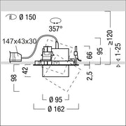 Zumtobel Group - Downlight/Strahler/Flutlicht LED - Einbaustrahler V2 - RM2400 - #62925957 940