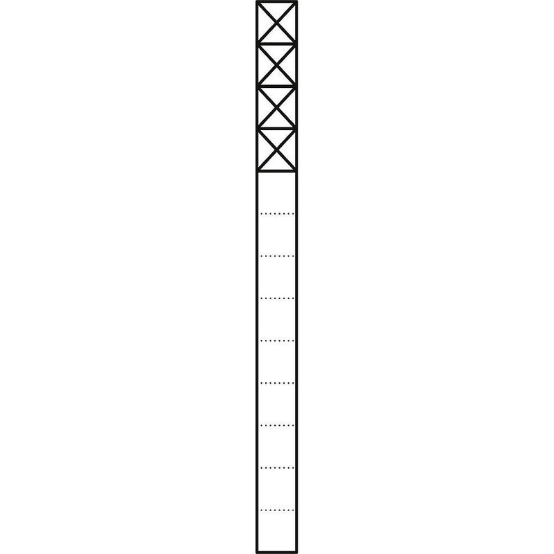 Siedle&Söhne - Kommunikations-Säule Kommunikations-Stele KS 613-4 SM 1,3m sil/met 4Mod