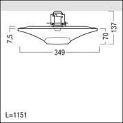 Zumtobel Group - Decken-/Wandleuchte LED-Anbauleuchte MLevo AA #42951000 840