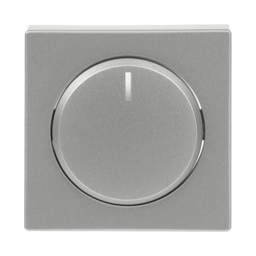 Busch-Jaeger - Abdeckung/Bedienelement für Installationsschalterprogramme Zentralscheibe alusil 6540-83-102 für Drehdimmer