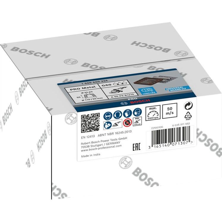 Bosch - Trenn-/Schleifscheibe PRO Metal Konischer 1608600234 Schleiftopf 90 x 110