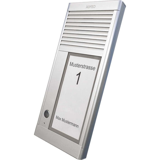 Agfeo - Funktionsmodul für Türkommunikation Türsprechstelle DoorSpeak 1 1Klingel alu IP33