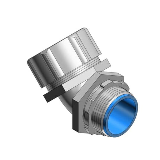 ABB Stotz S&J T&B - Metall-Schutzschlauch-Verschraubung Metallverschraubung 5346 45° abgewinkelt − 10 Stück