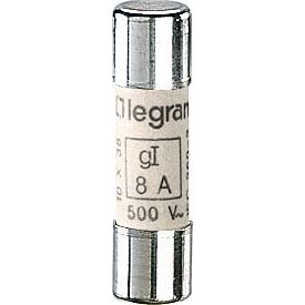 Legrand - Zylindrische Sicherung Zylindrische Schmelzeins. Legrand 013308 8A − 10 Stück