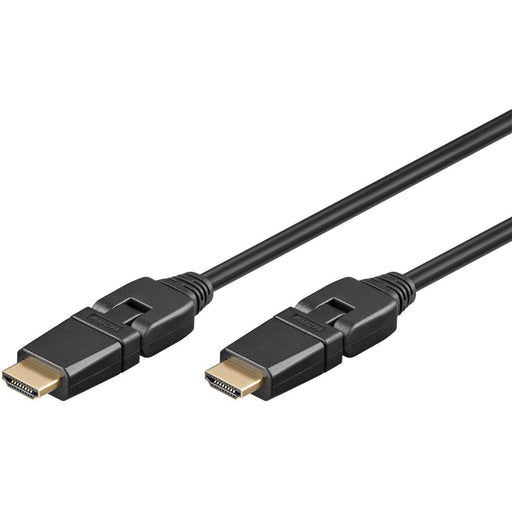 Goobay - Konfektioniertes A/V-Kabel High Speed HDMI-Kabel 61286 360°,Ethernet,4K,60H