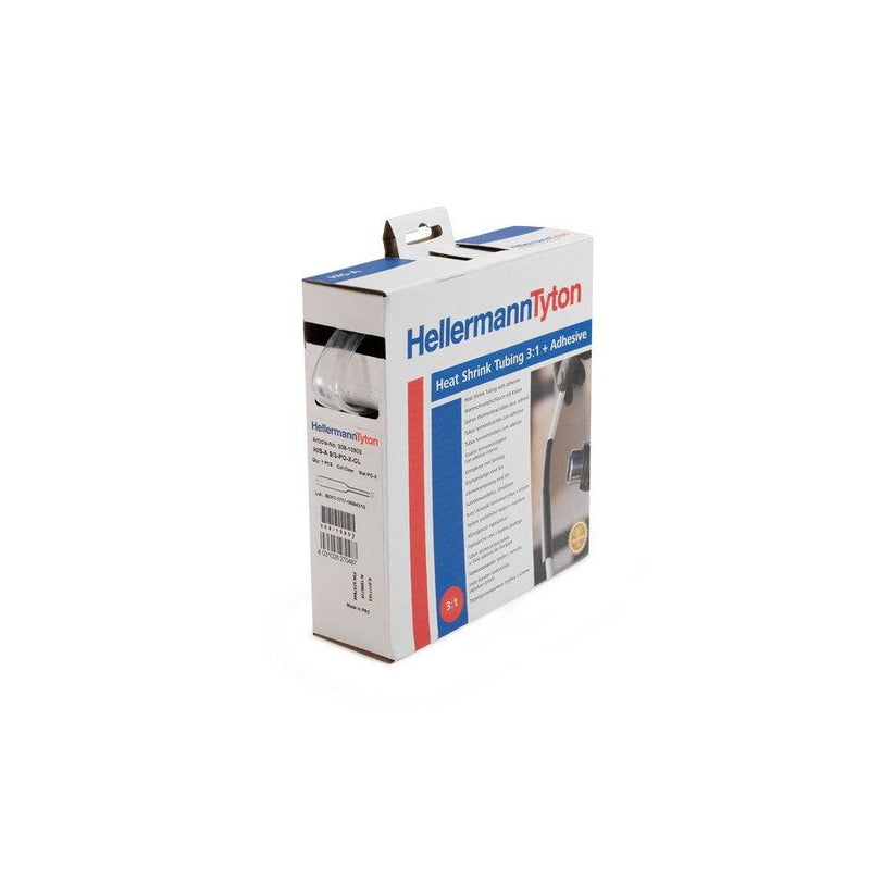HellermannTyton - Schrumpfschlauch HISA-12/4-POX-BK sw 3=1 L=5m