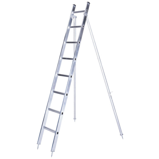 ILLER-LEITER - Sprossenleiter Obstbaumleiter m.Stützen 6612 12 Sprossen