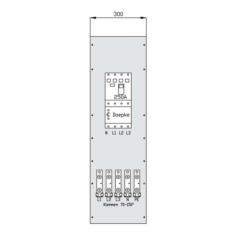 Walther Werke - Baustromverteiler Wechselmodul 86030013 LS,RCD-Steuereinheit