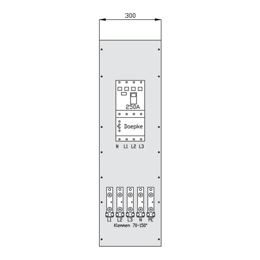 Walther Werke - Baustromverteiler Wechselmodul 86030013 LS,RCD-Steuereinheit