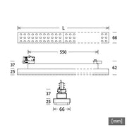 LTS Licht&Leuchten - Decken-/Wandleuchte LED-Stromschienenleuchte LUZ-T14 103 #667246 840, DALI, si
