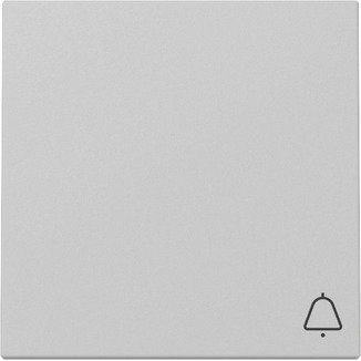 Gira - Abdeckung/Bedienelement für Installationsschalterprogramme Wippe Symb. Klingel 3286015 Grau m