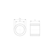 Jacob - Dichtring, flach Dichtring WJ-DM 25V 17X20X9 / VITON − 50 Stück