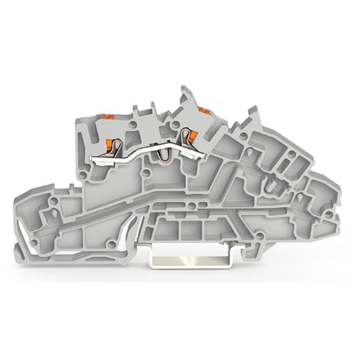 WAGO - Installations-Etagenklemme Installationsetagenklemme 2203-7650 2,5 mm² mit Drücker − 50 Stück