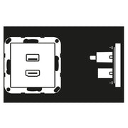 Jung - Multifunktions-Anschlussdose Multimediadose HDMI + USB MA A 1163 ANM anthrazit matt