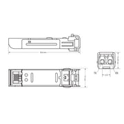 WAGO - Modul für aktive Netzwerkkomponente SFP Module 1000BASE,SX 852-1200 55km,silberfarben
