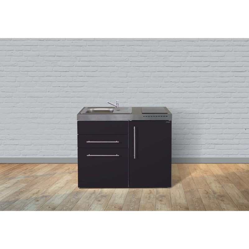 Stengel - Mini-Küche Miniküche Premiumline MPSM110SIKFreBliS Schwarz matt