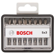 Bosch - Bit-Set 8-tlg. Schrauberbit-Set, 2607002558 Robust Line Sx PH/PZ