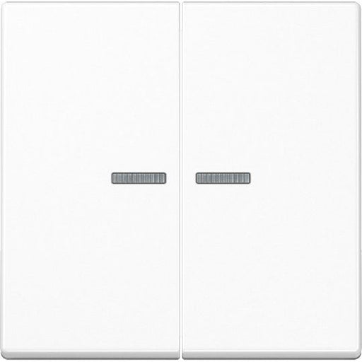 Jung - Abdeckung/Bedienelement für Installationsschalterprogramme Wippe A 102 KO5 BF WW f.Serientaster KO