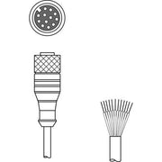 Leuze - Konfektioniertes Sensor-Aktor-Kabel Anschlussleitung KD S-M12-CA-P1-100
