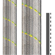 Flexa - Metall-Schutzschlauch Kunststoffschlauch K-EDU AD21 16x21mm m.Stahldrahtumflech. − 50 Meter