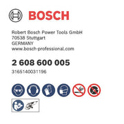 Bosch - Trenn-/Schleifscheibe PRO Metal Trennscheibe, 2608600005 115 x 2,5 x 22,23 mm
