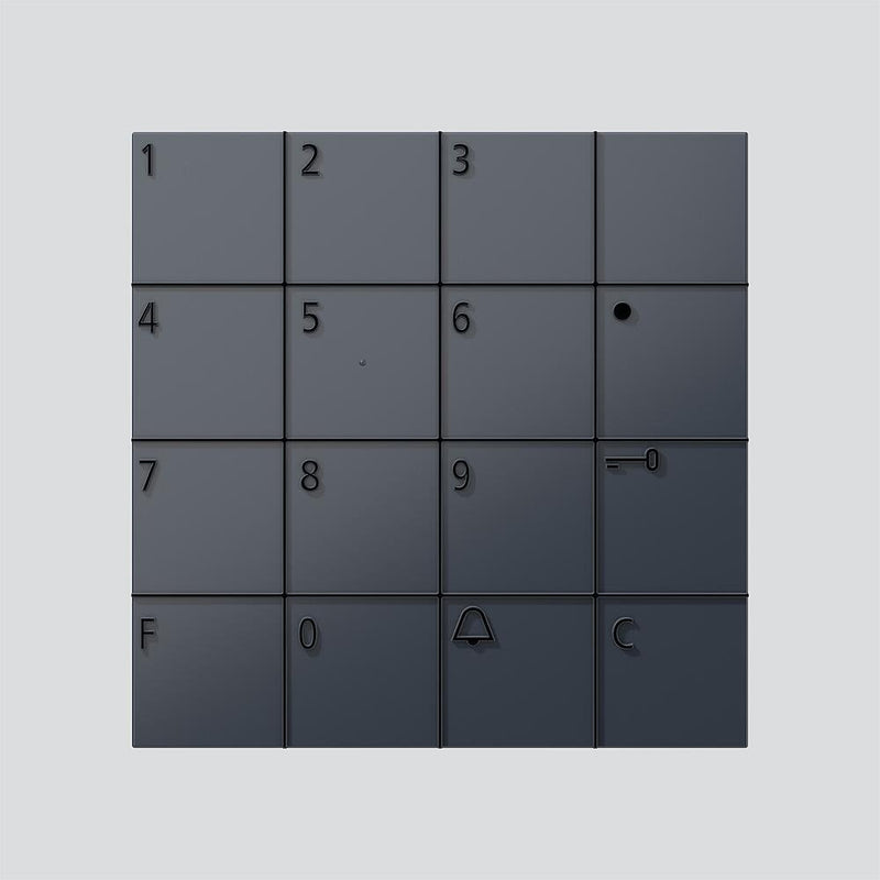 Siedle&Söhne - Funktionsmodul für Türkommunikation Codeschloss-Modul COM 611-02 AG anthrazitgrau