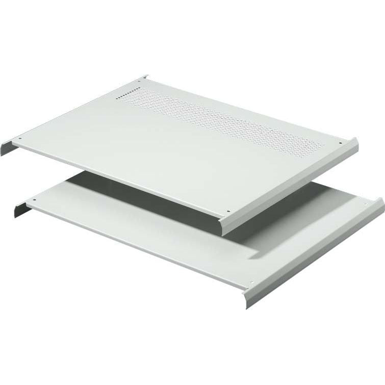 Heitec - Dach-/Bodenelement (Gehäuse/Schaltschrank) Deckblech VM belüftet 3982.960 84TE/365mm