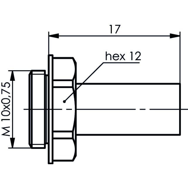 Telegärtner - Koax-Steckverbinder Kabelabfang cr 100021321 G1 (RG-58C/U) − 5 Stück